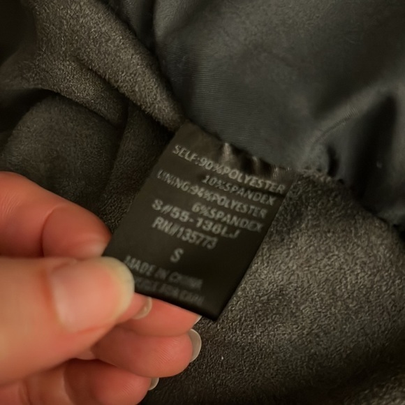 VICI Jacket Faux Suede Cropped Moto Style Sz S - Picture 11 of 11